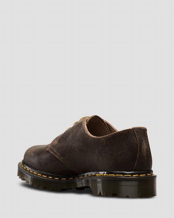 Dr Martens Dámské Polobotky 1461 Commander Hnědé, CZ-750836